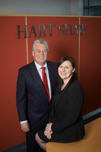 Managing Partner Paul Dawson welcoming new Business Recovery & Insolvency Partner, Emma Legdon